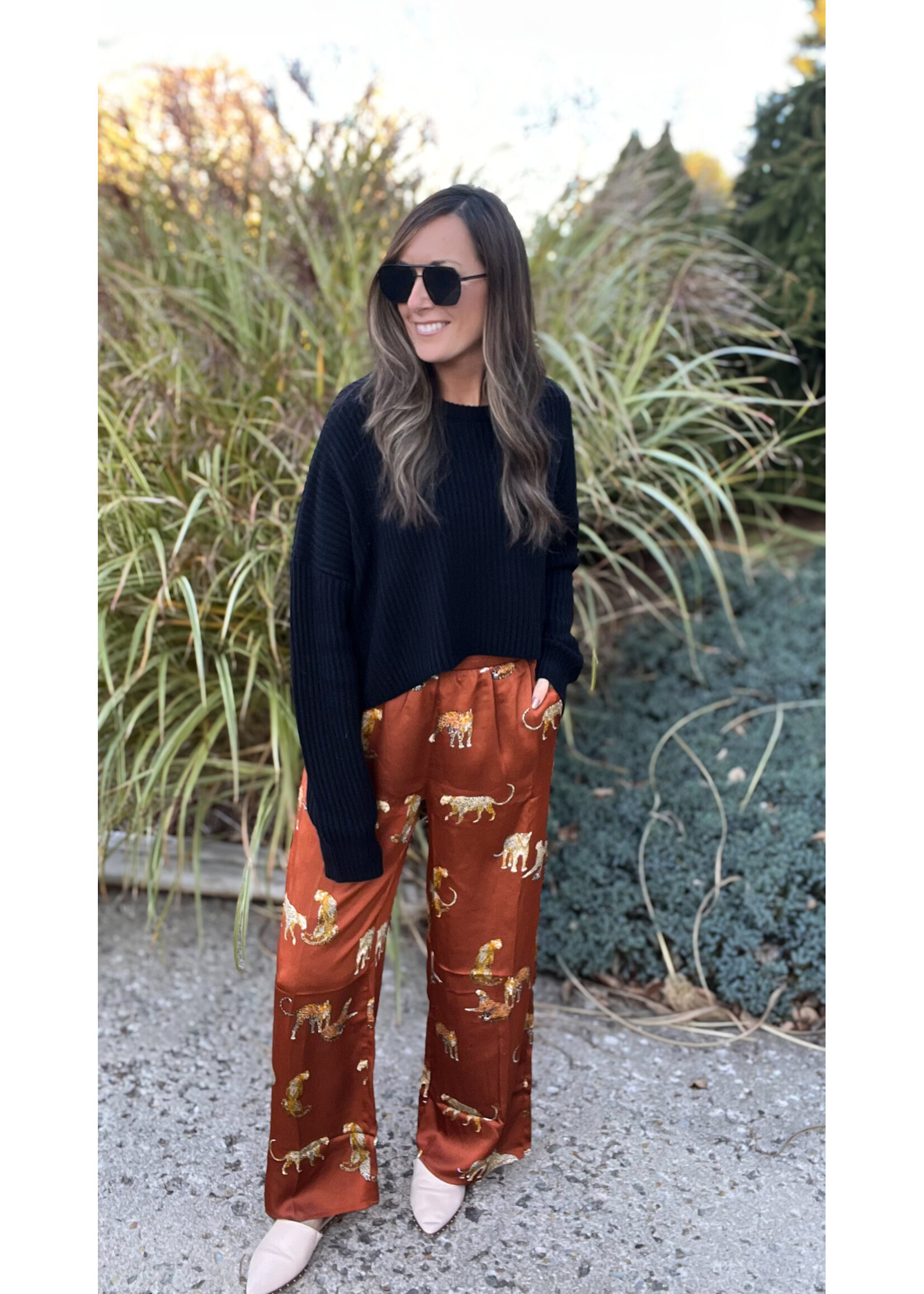 Wild Nights Leopard Pants