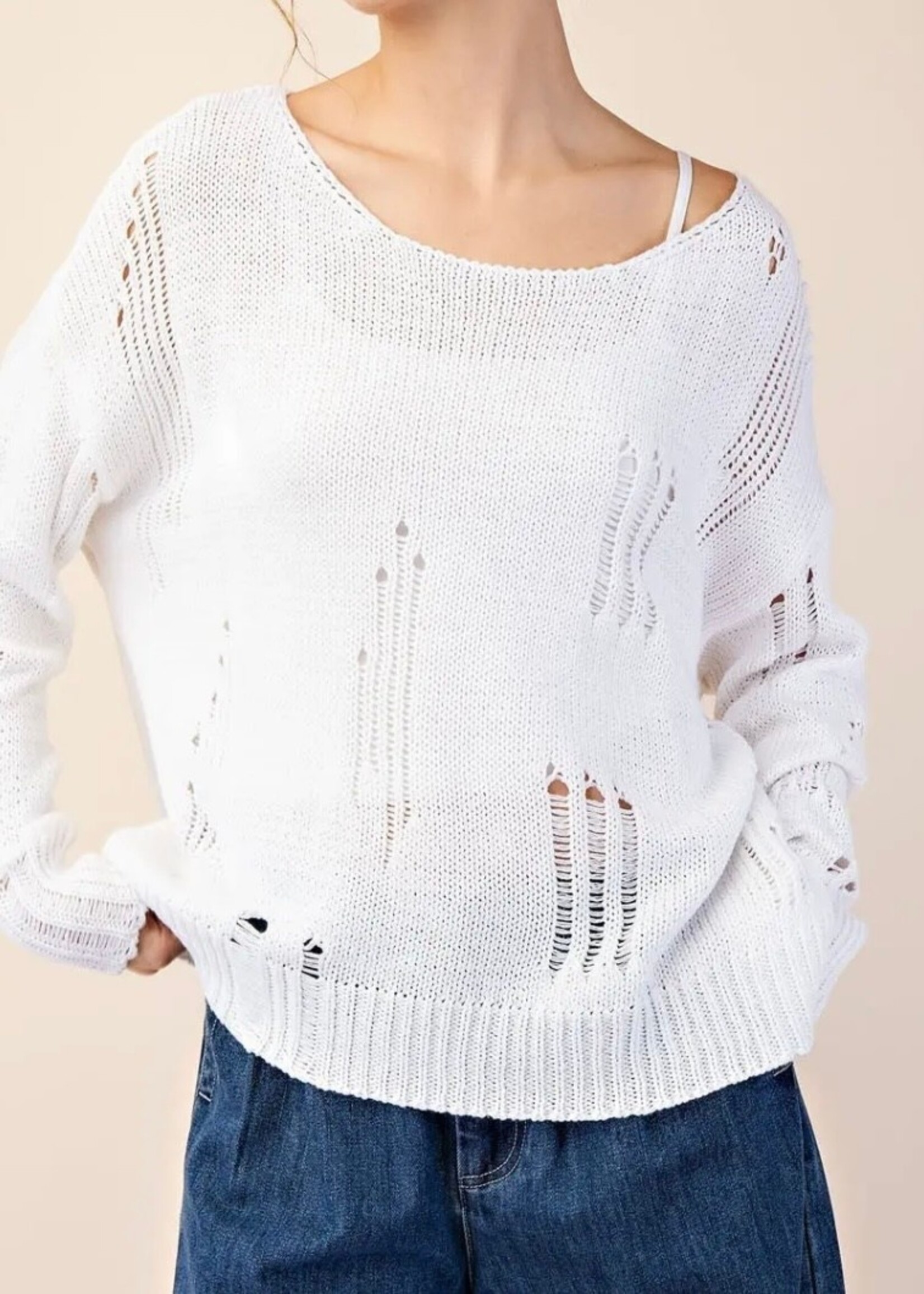 Indy Distressed Sweater