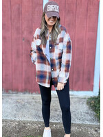 Chestnut Plaid Shacket