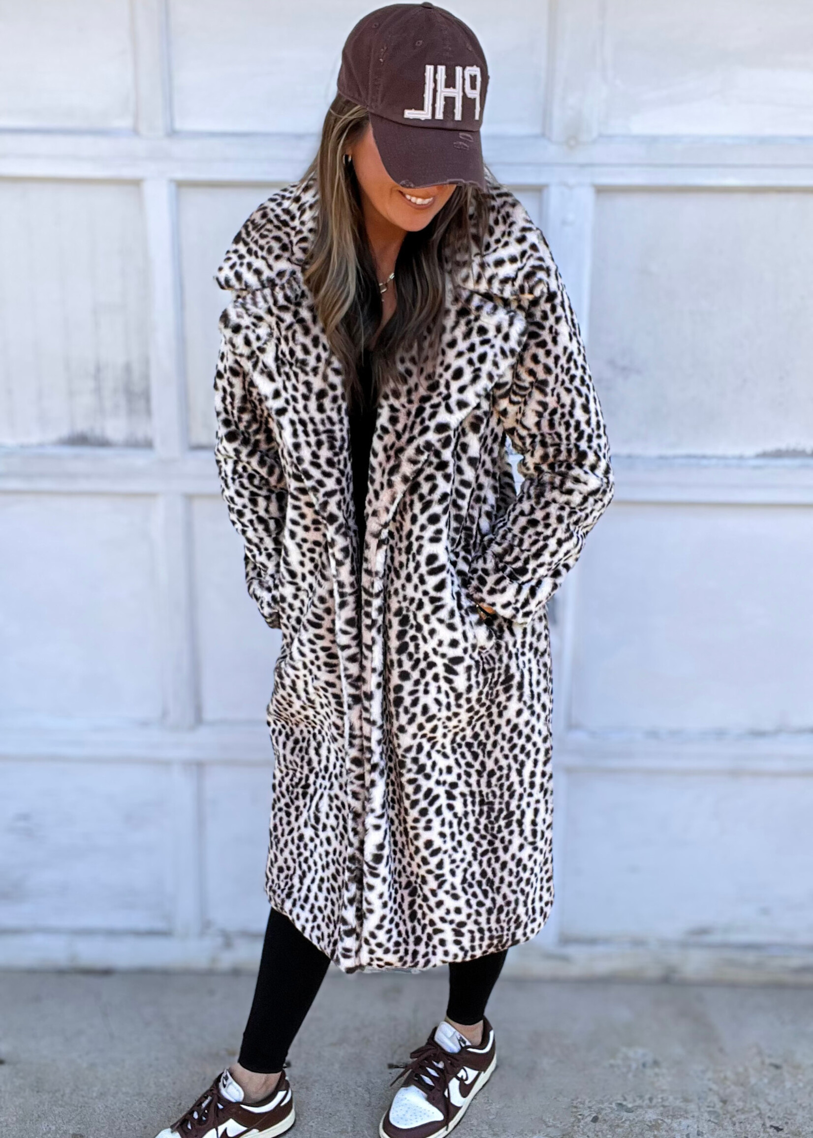 All Eyes On You Faux Fur Coat