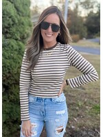 Tamara Striped Ribbed Top