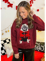 Santas Favorite Pug Sweater