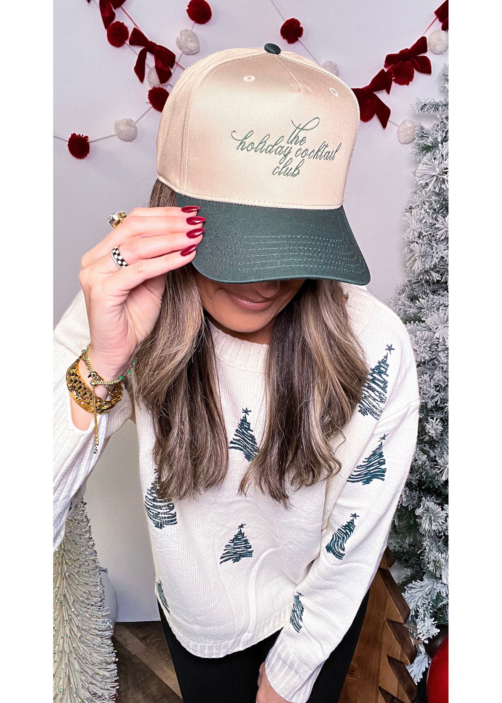 The Holiday Cocktail Club Trucker Hat