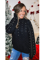 Time to Shine Pearl Detail Sweater