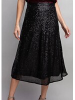 Party Time Sequin Midi Skirt