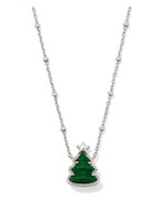 Kendra Scott HOLIDAY TREE SHORT PENDANT NECKLACE