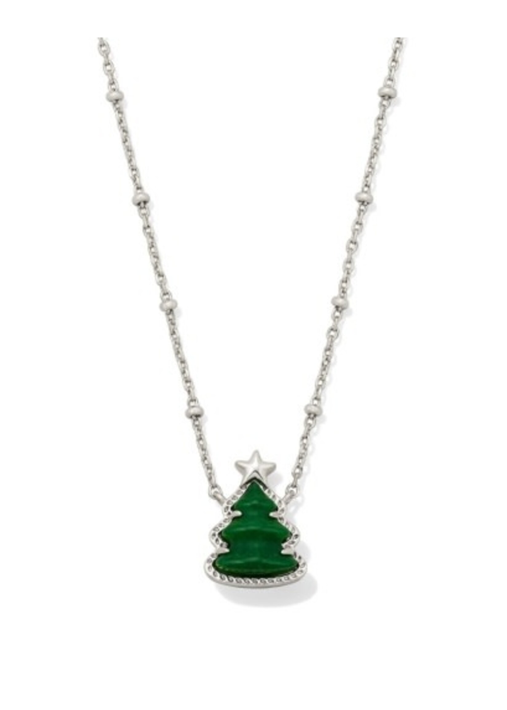 Kendra Scott HOLIDAY TREE SHORT PENDANT NECKLACE