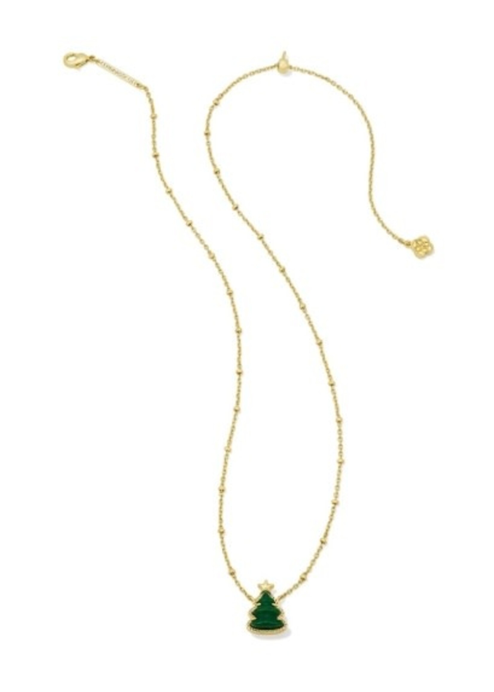 Kendra Scott HOLIDAY TREE SHORT PENDANT NECKLACE