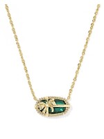 Kendra Scott ELISA BOW SHORT PENDANT NECKLACE