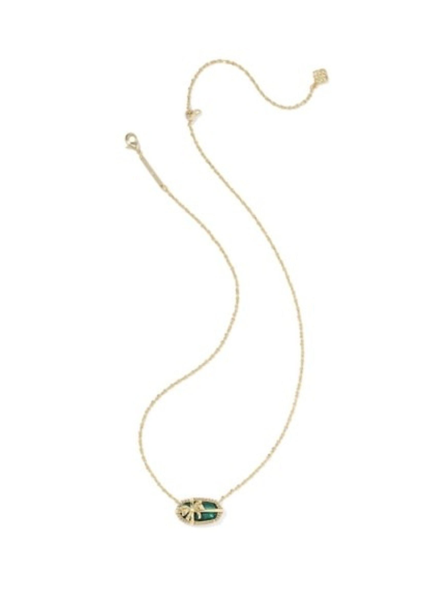 Kendra Scott ELISA BOW SHORT PENDANT NECKLACE
