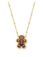 Kendra Scott GINGERBREAD SHORT PENDANT NECKLACE