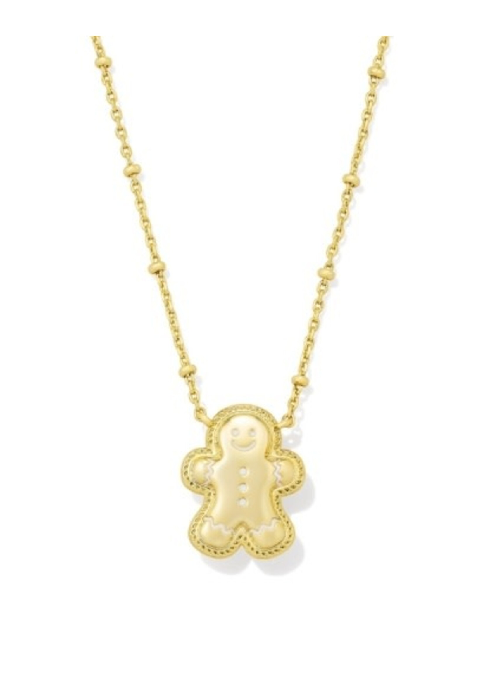 Kendra Scott GINGERBREAD SHORT PENDANT NECKLACE