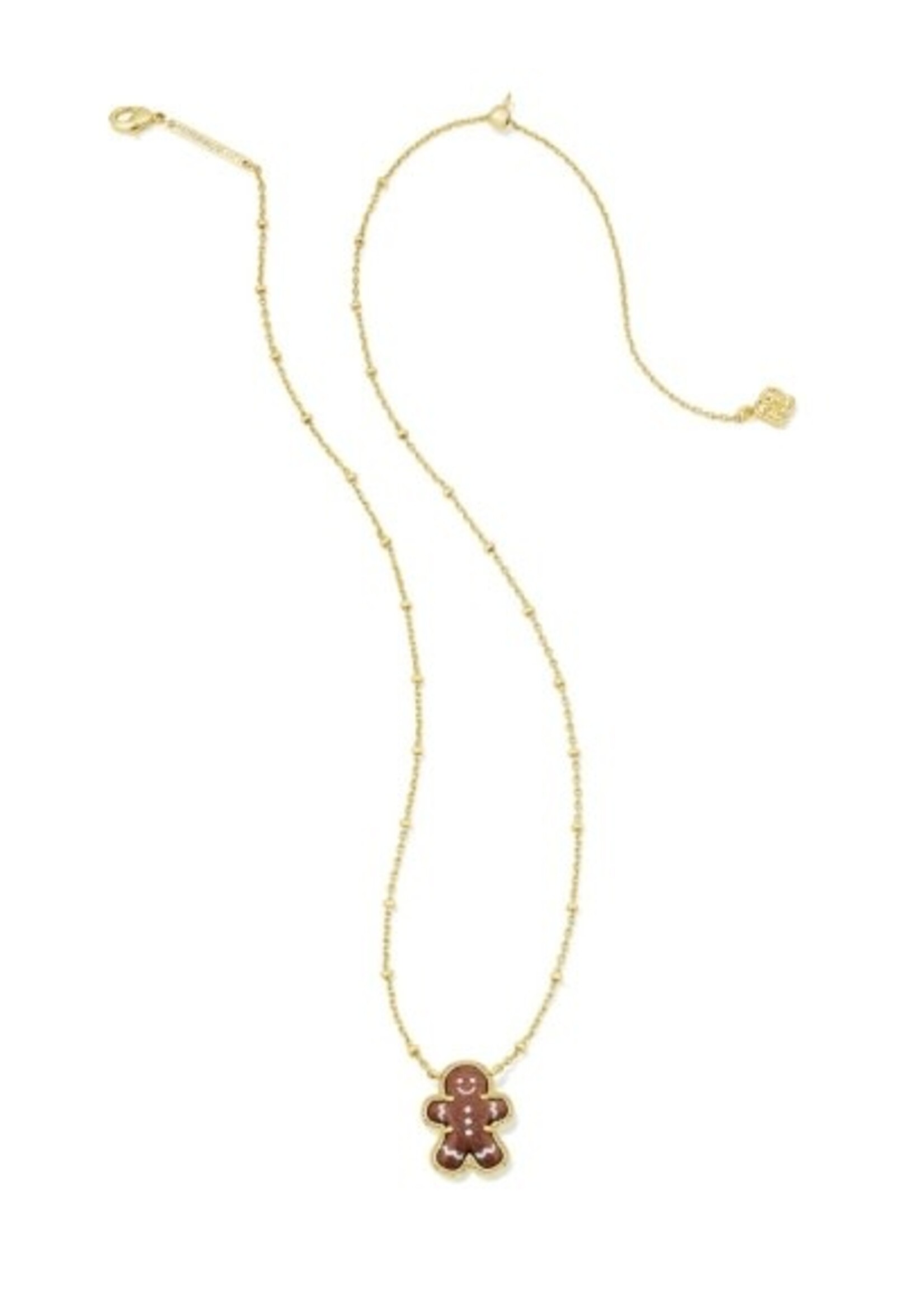 Kendra Scott GINGERBREAD SHORT PENDANT NECKLACE