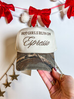 Hot Girls Run on Espresso Trucker Hat