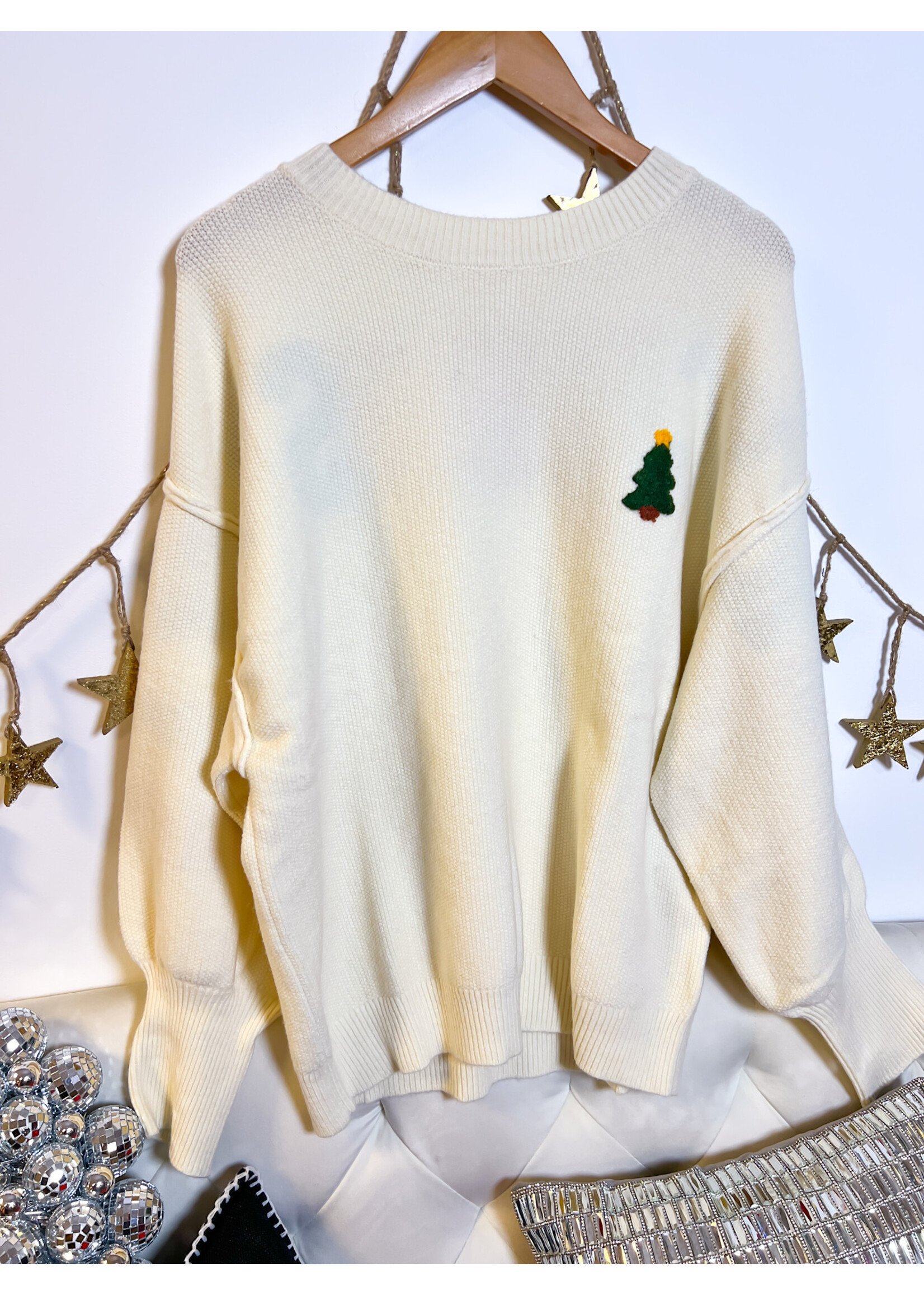 Merry Christmas Multi Color Sweater