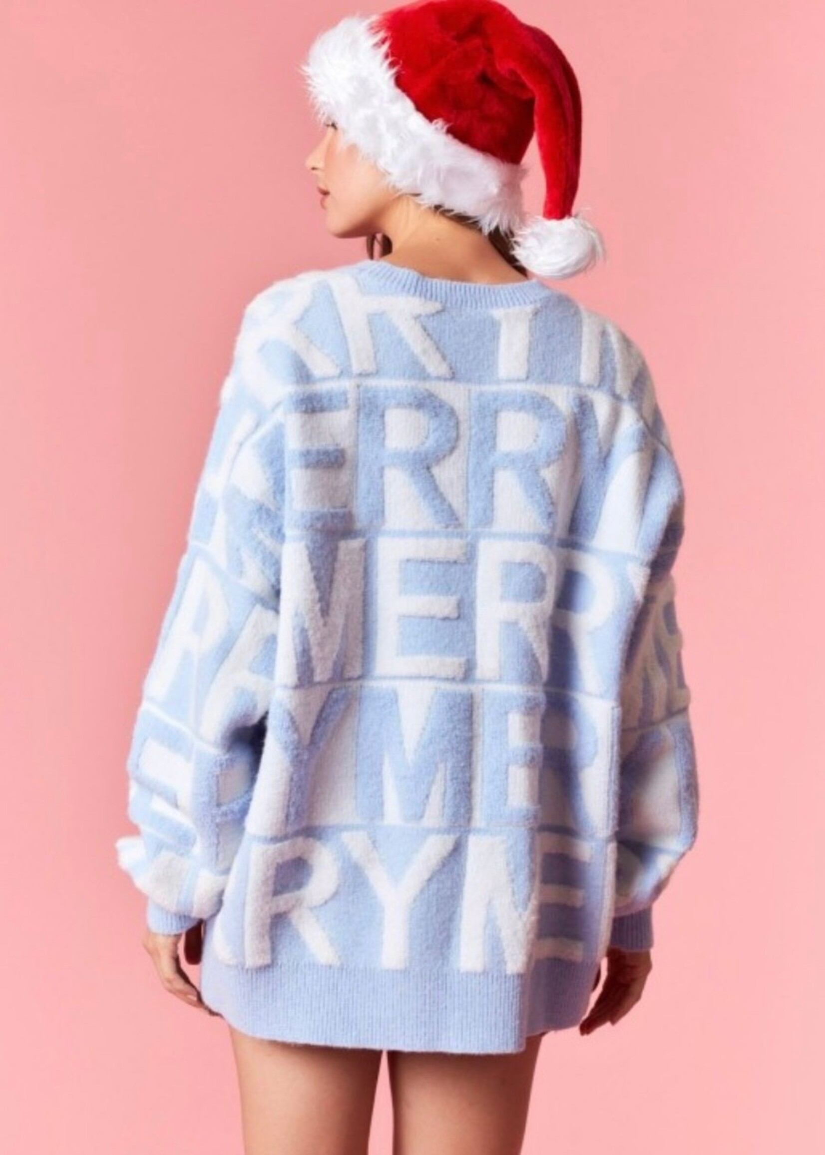 Be Merry Oversized Sweater