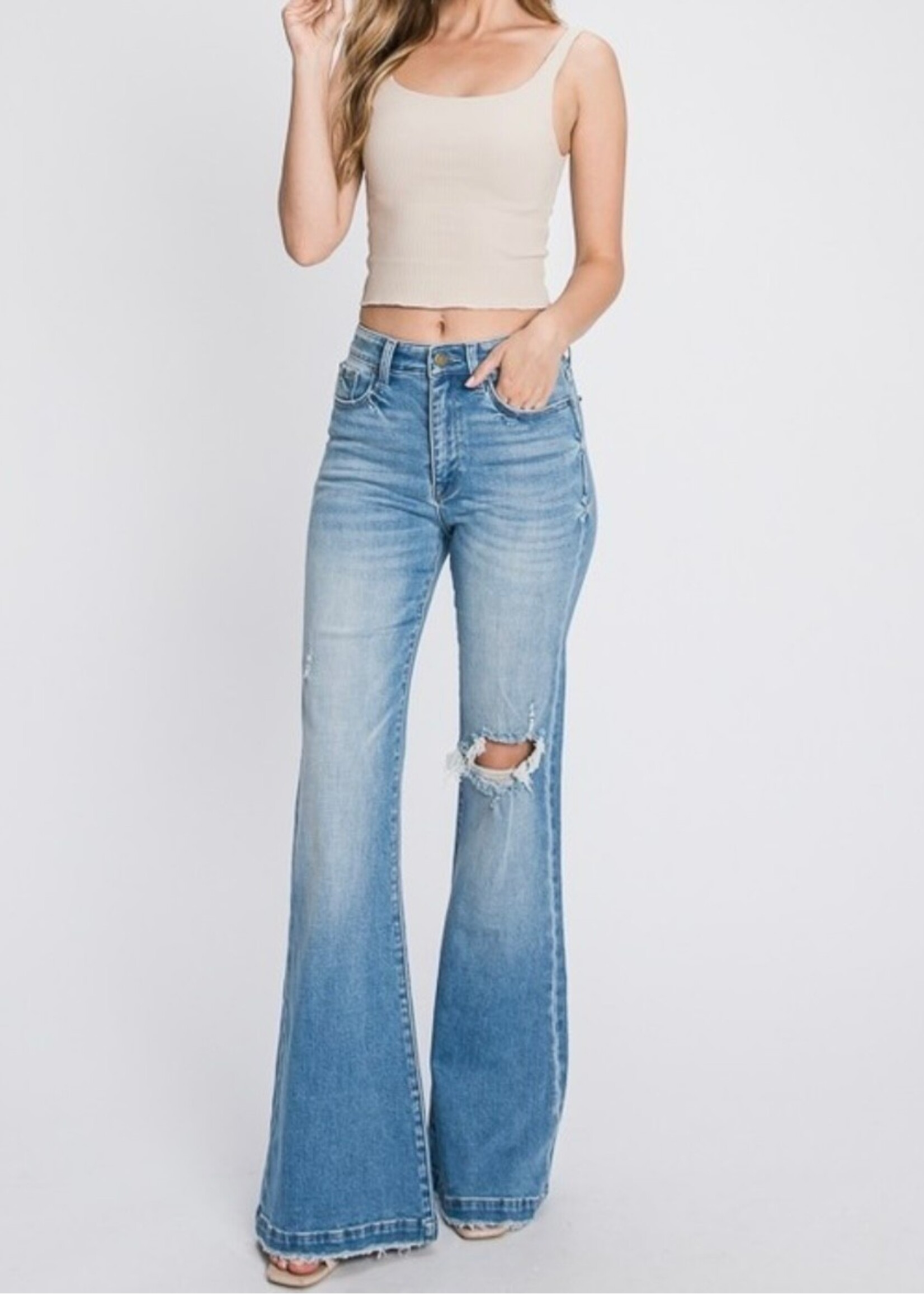 Nessa Flare Jeans By Petra