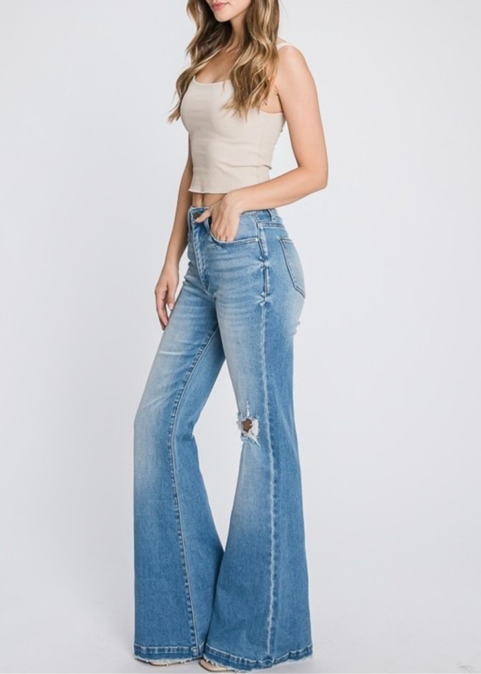 Nessa Flare Jeans By Petra