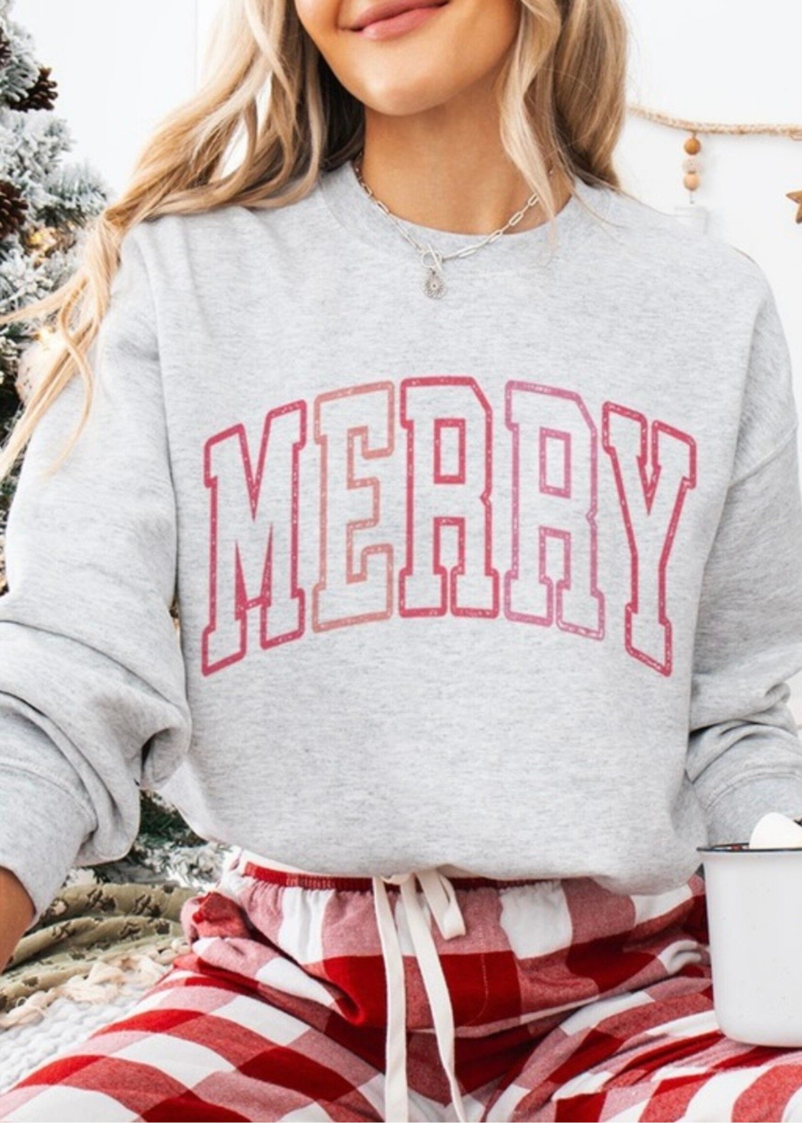 Merry Graphic Crewneck