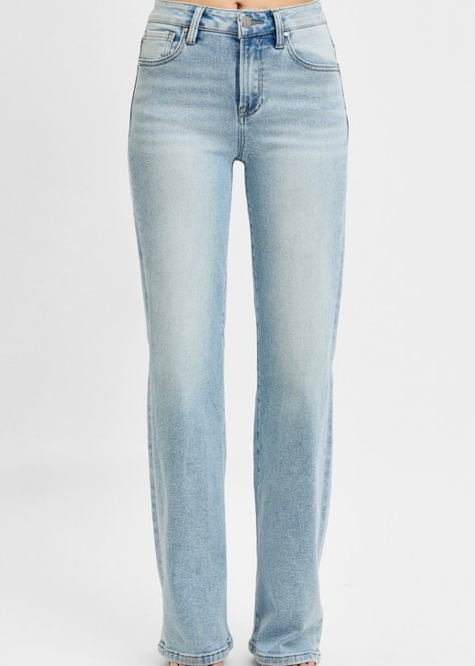 Risen High Rise Wide Leg 90's Jeans
