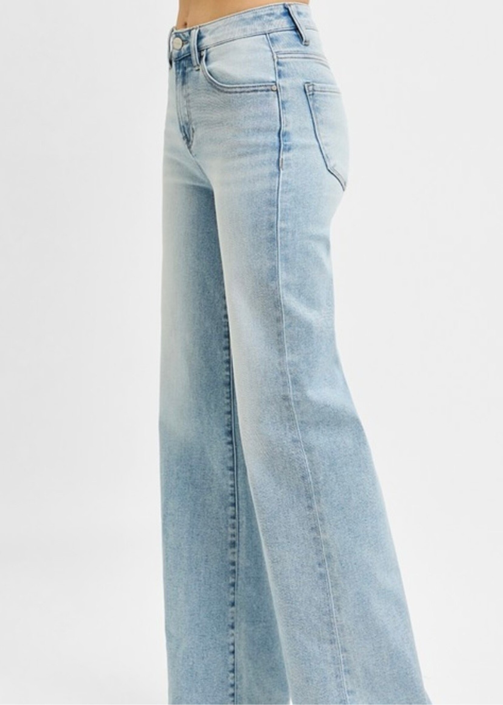Risen High Rise Wide Leg 90's Jeans
