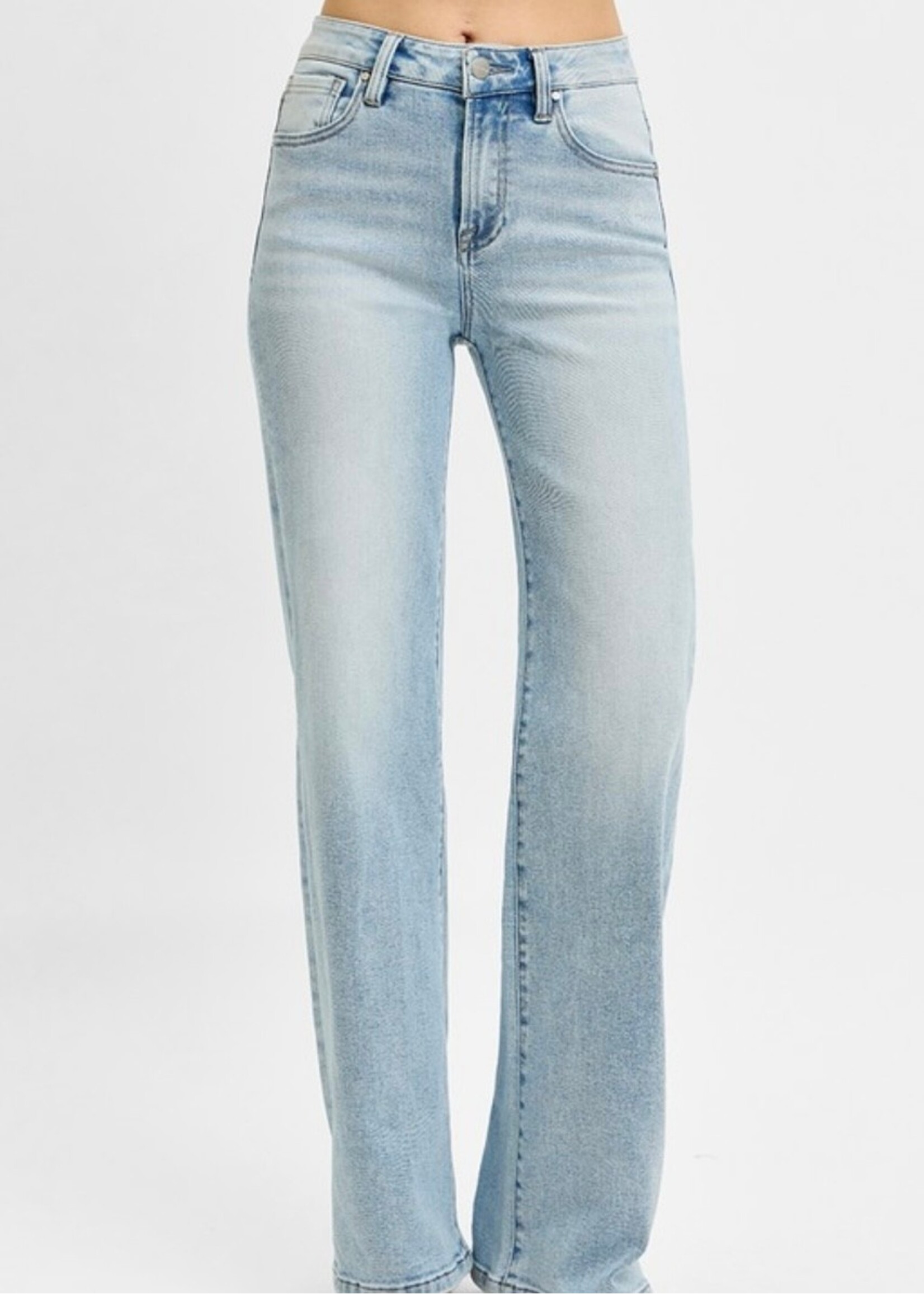 Risen High Rise Wide Leg 90's Jeans