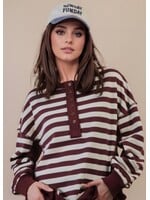 Laroy Oversized Striped Top