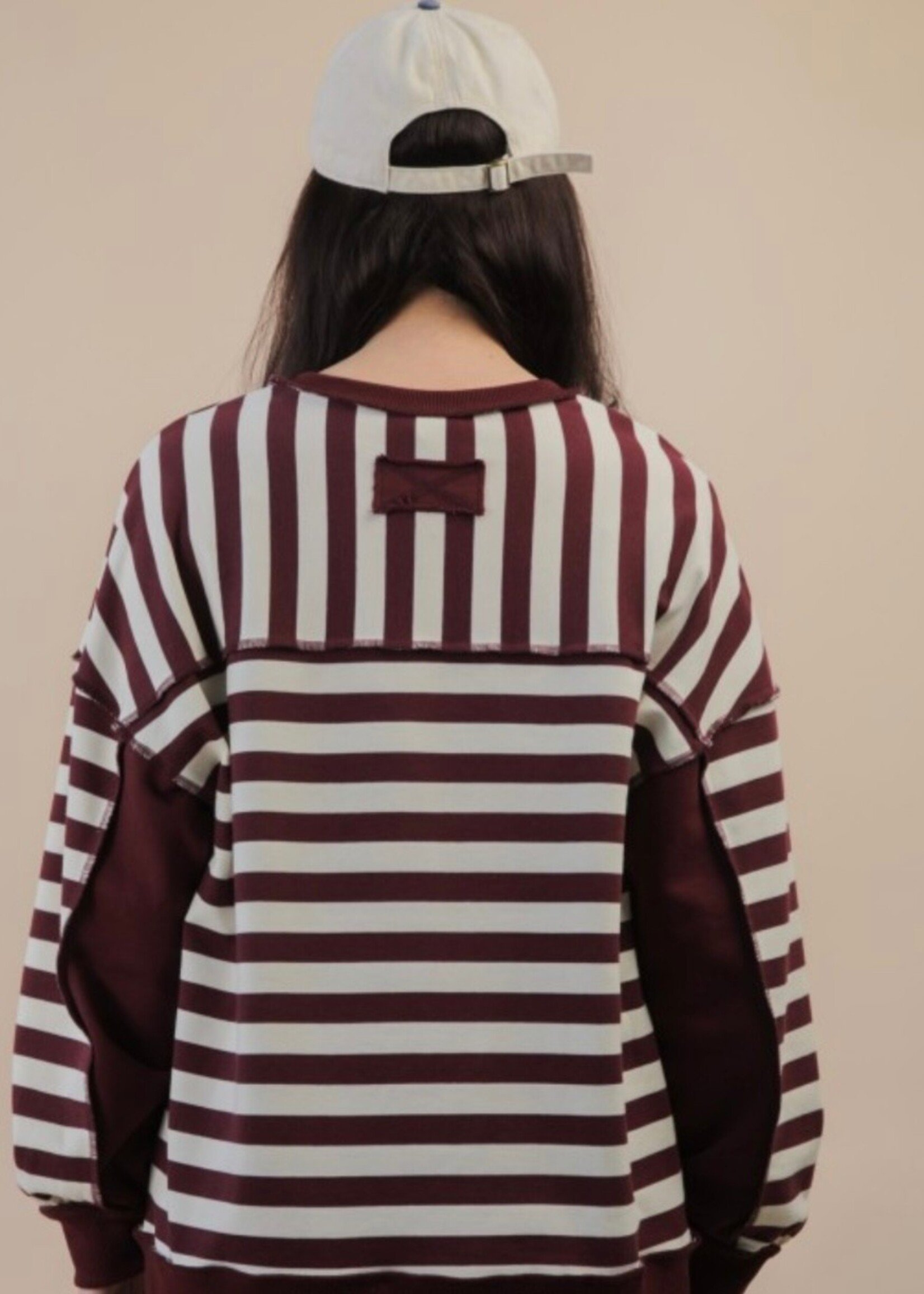 Laroy Oversized Striped Top