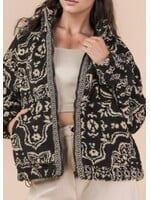 Keep It Cozy Fleece Detailed Jacket