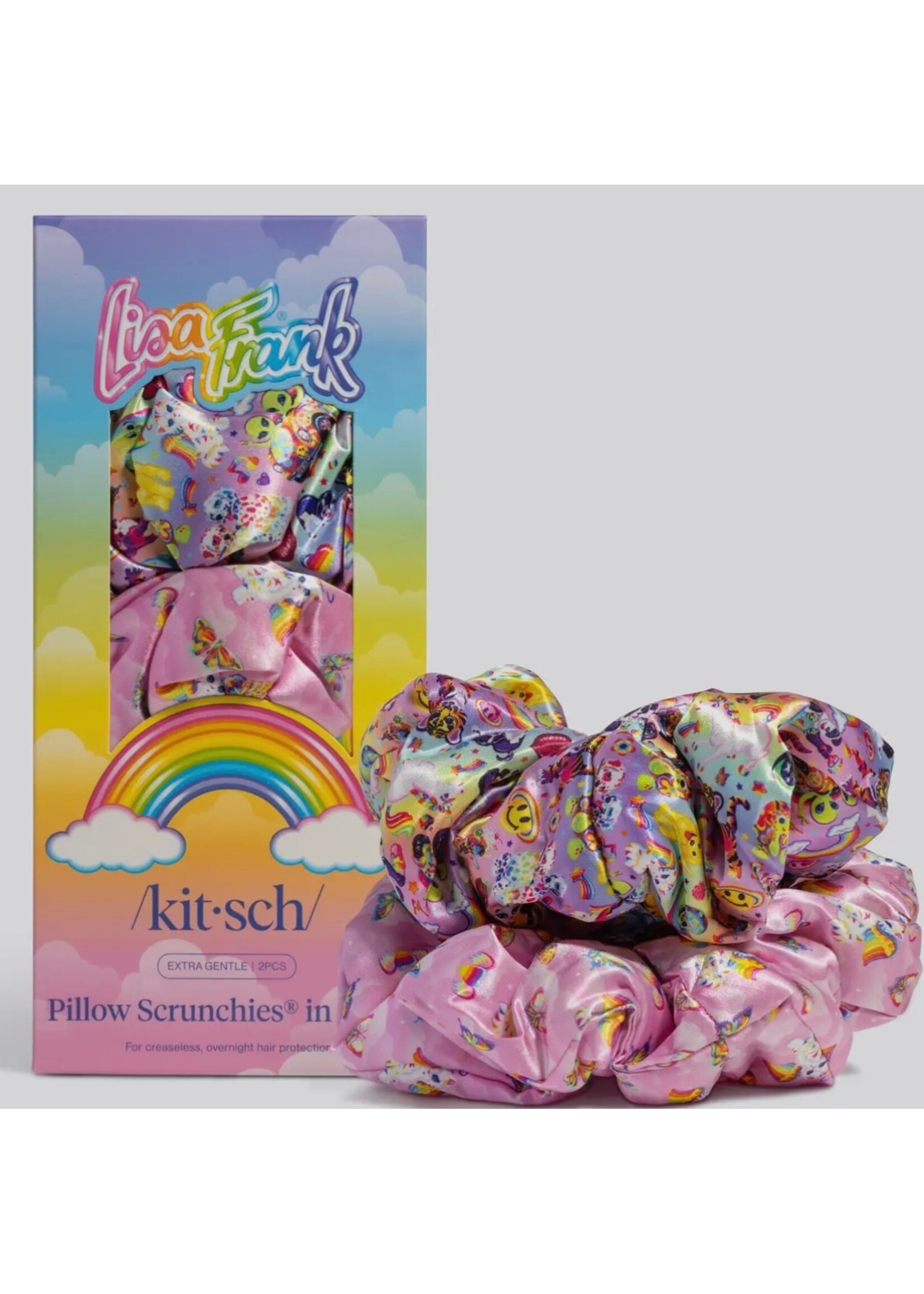 Lisa Frank Kitsch Satin Pillow Scrunchies