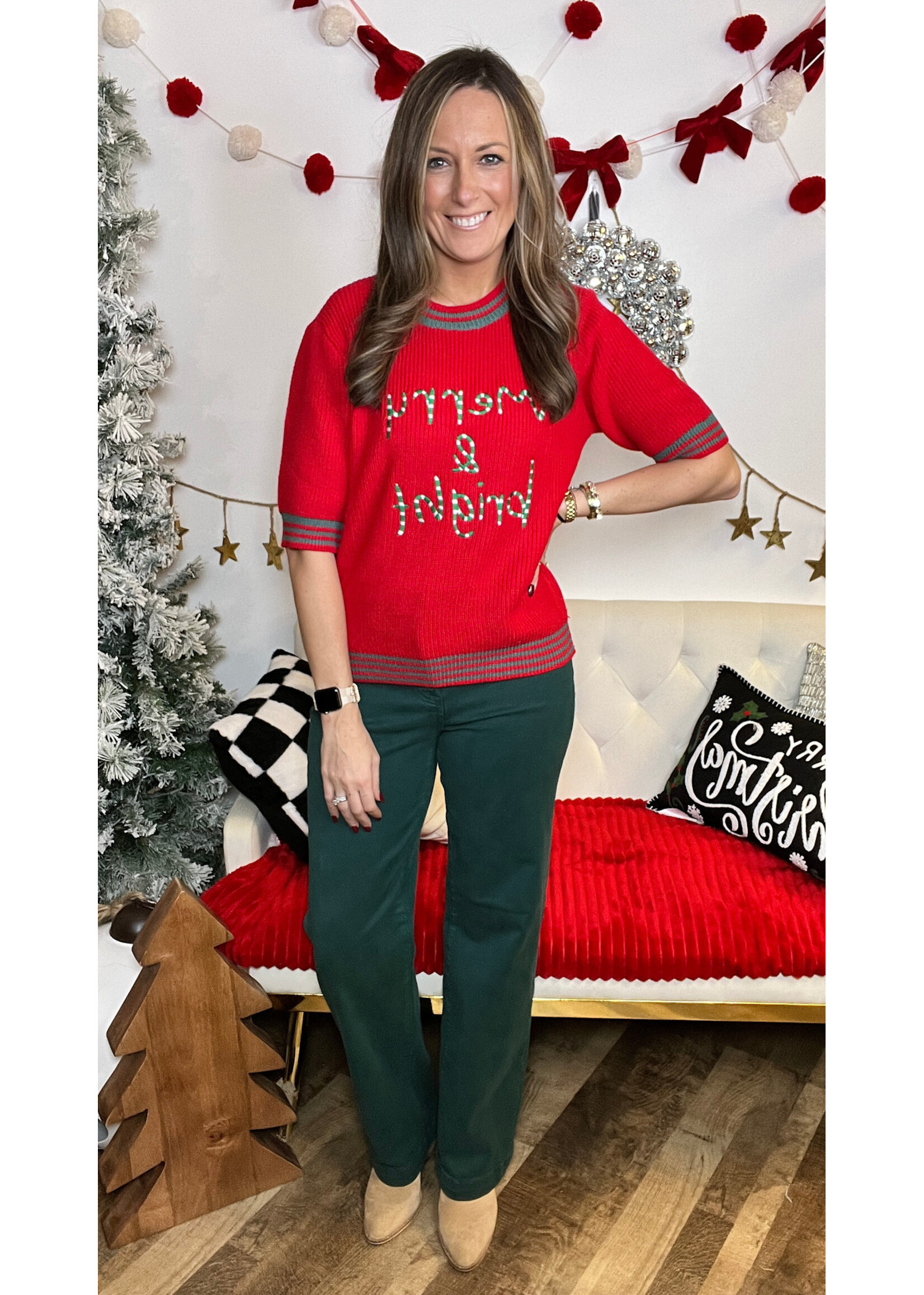 Merry & Bright Knit Sweater
