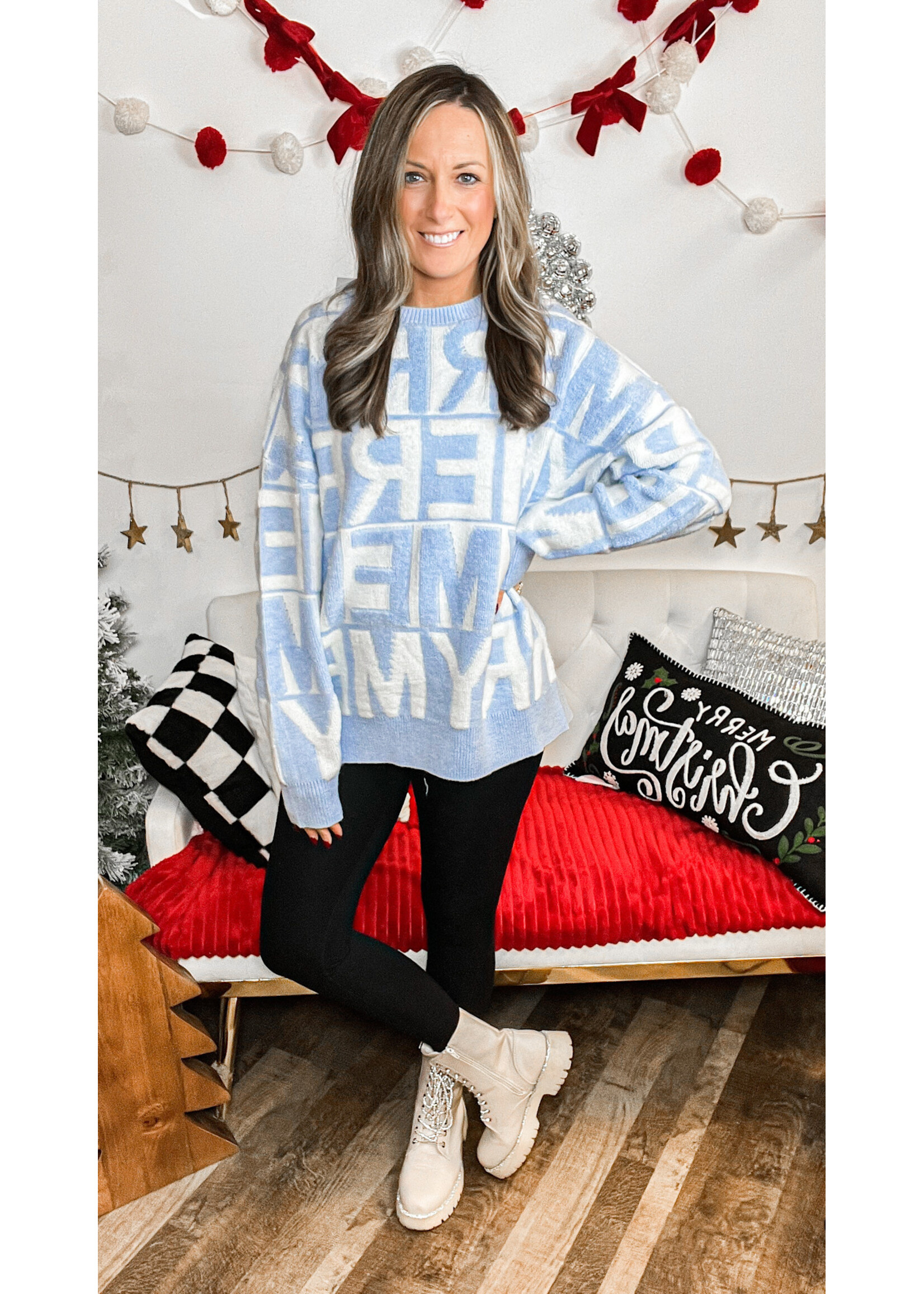 Be Merry Oversized Sweater