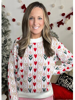 Happy Everything Floral Sweater