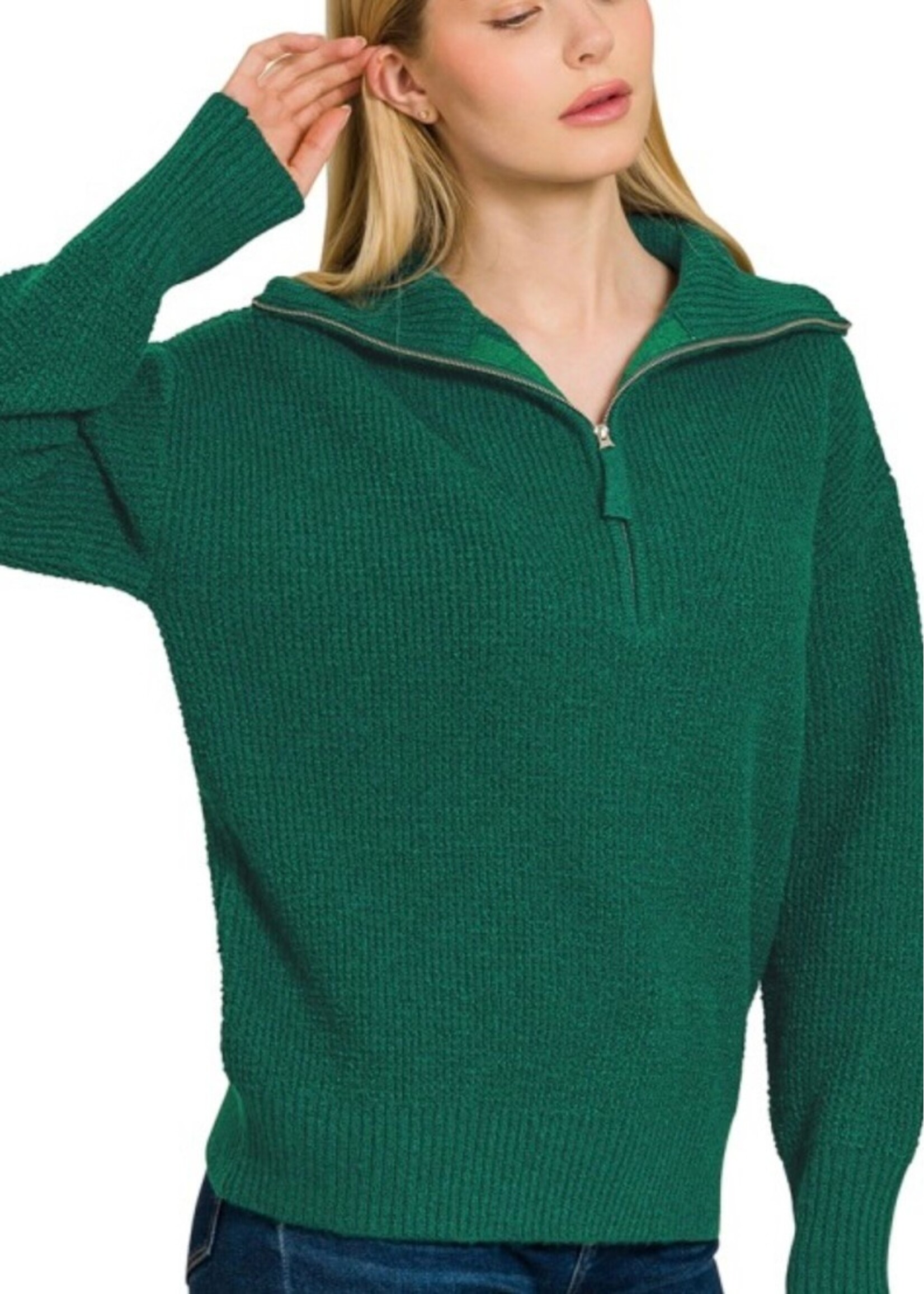 Hillary Half Zip Sweater