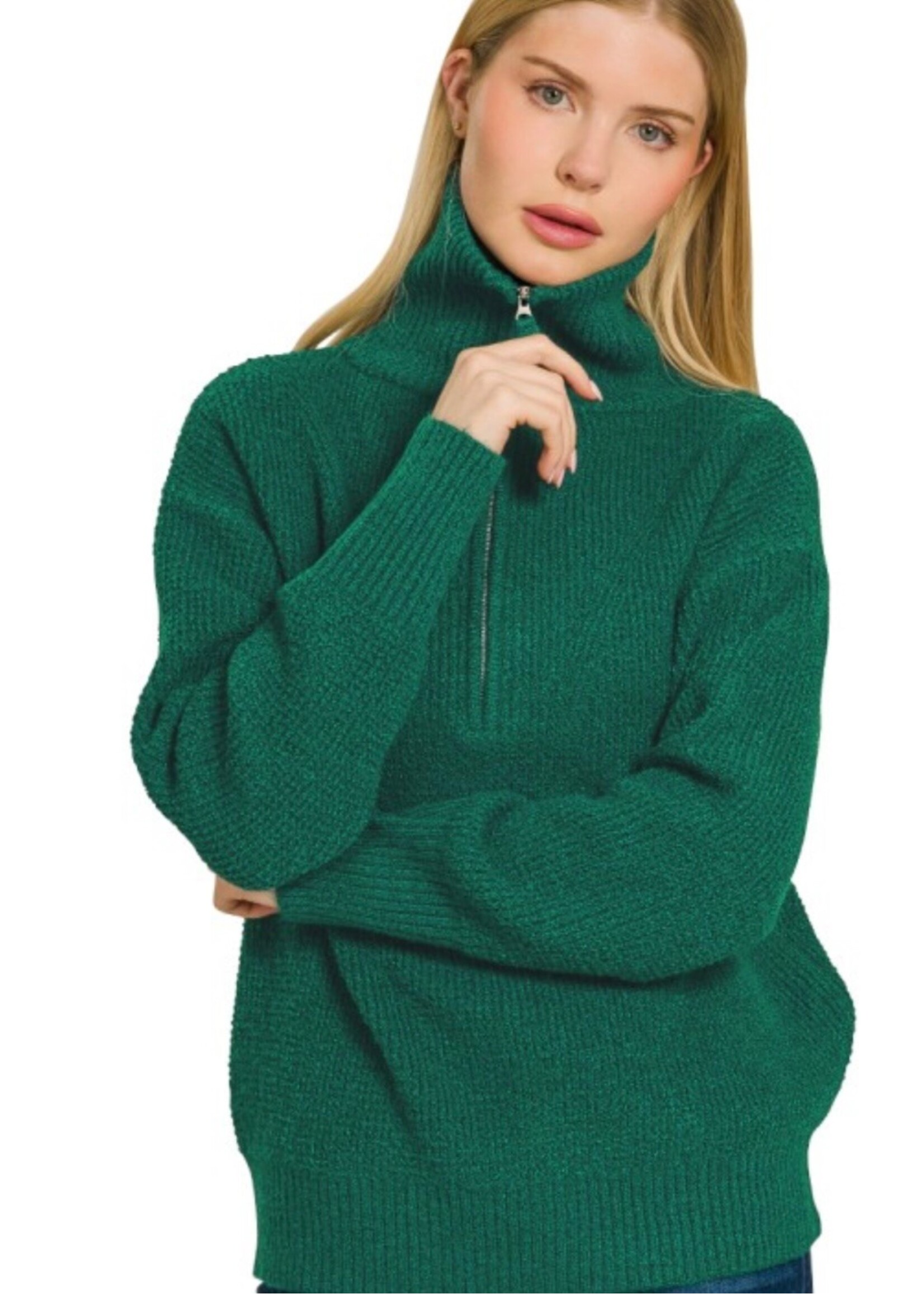 Hillary Half Zip Sweater