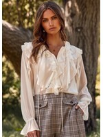 Arianna Ruffle Trim Top