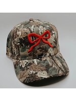 Camo Embroidered Bow Trucker Hat
