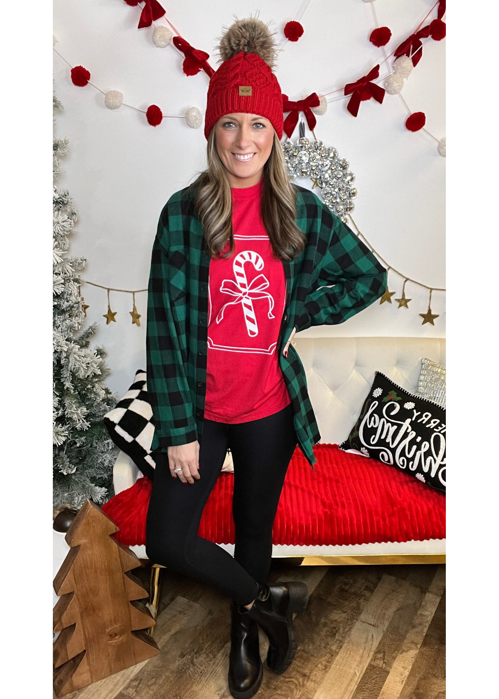 Macklyn Overiszed Distressed Flannel