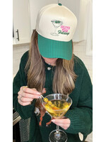 Olive The Holidays Striped Hat