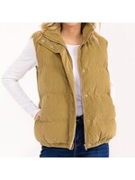Lamar Corduroy Puffer Vest
