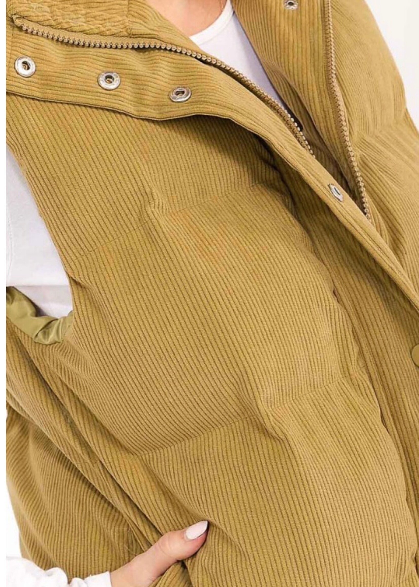 Lamar Corduroy Puffer Vest