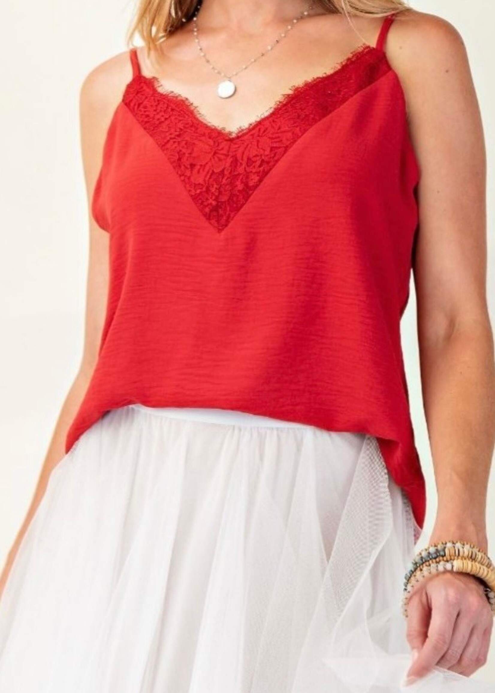 Zaydie Lace Detail Cami