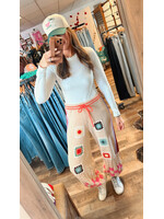 Full Of Life Chenille Patchwork Pants