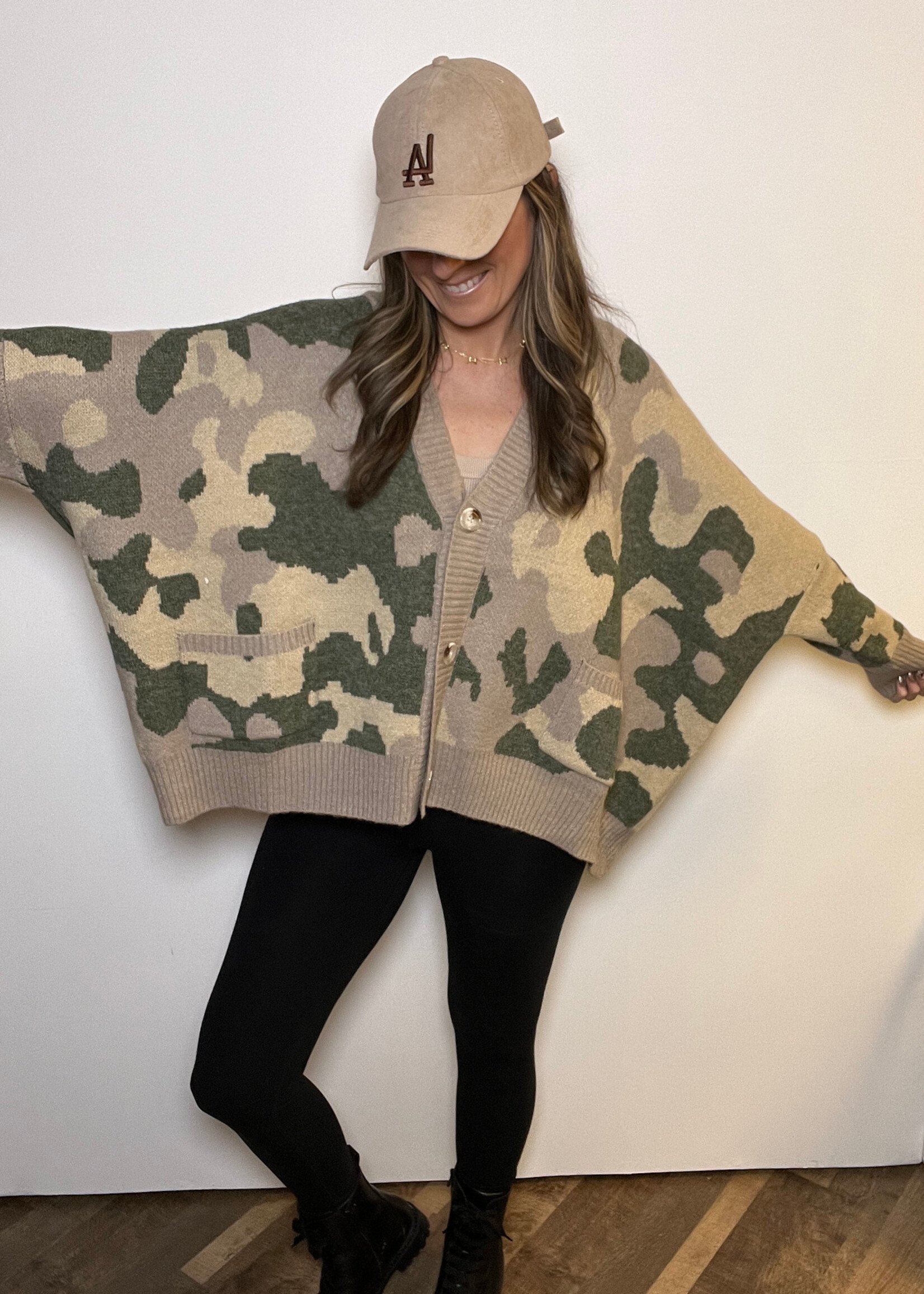 Into The Dusk Camo Cardigan