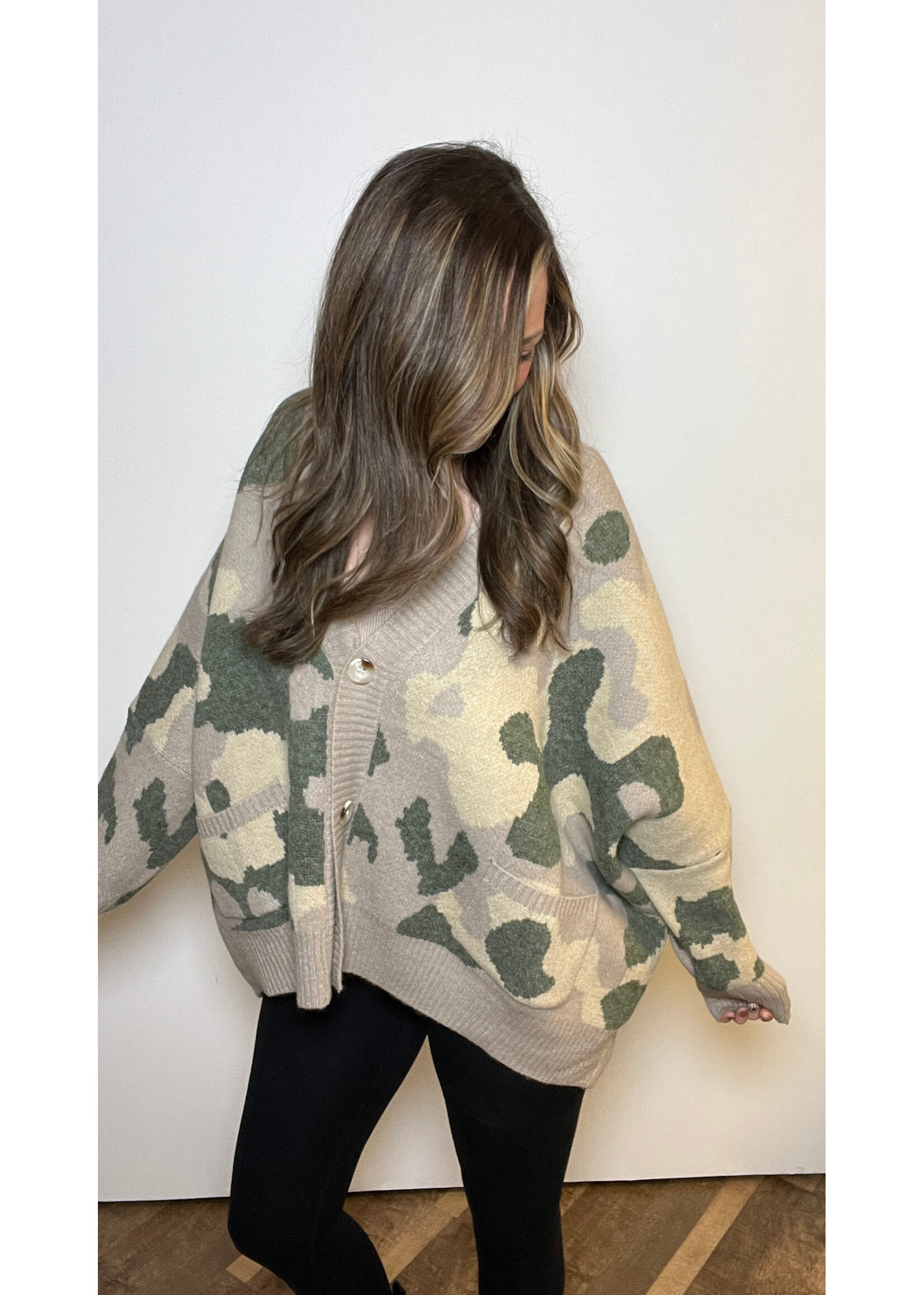Into The Dusk Camo Cardigan