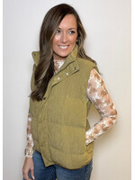 Lamar Corduroy Puffer Vest