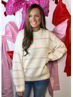 Eddison Chunky Knit Striped Sweater