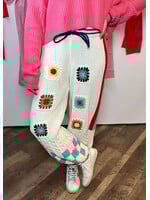 Full Of Life Chenille Patchwork Pants