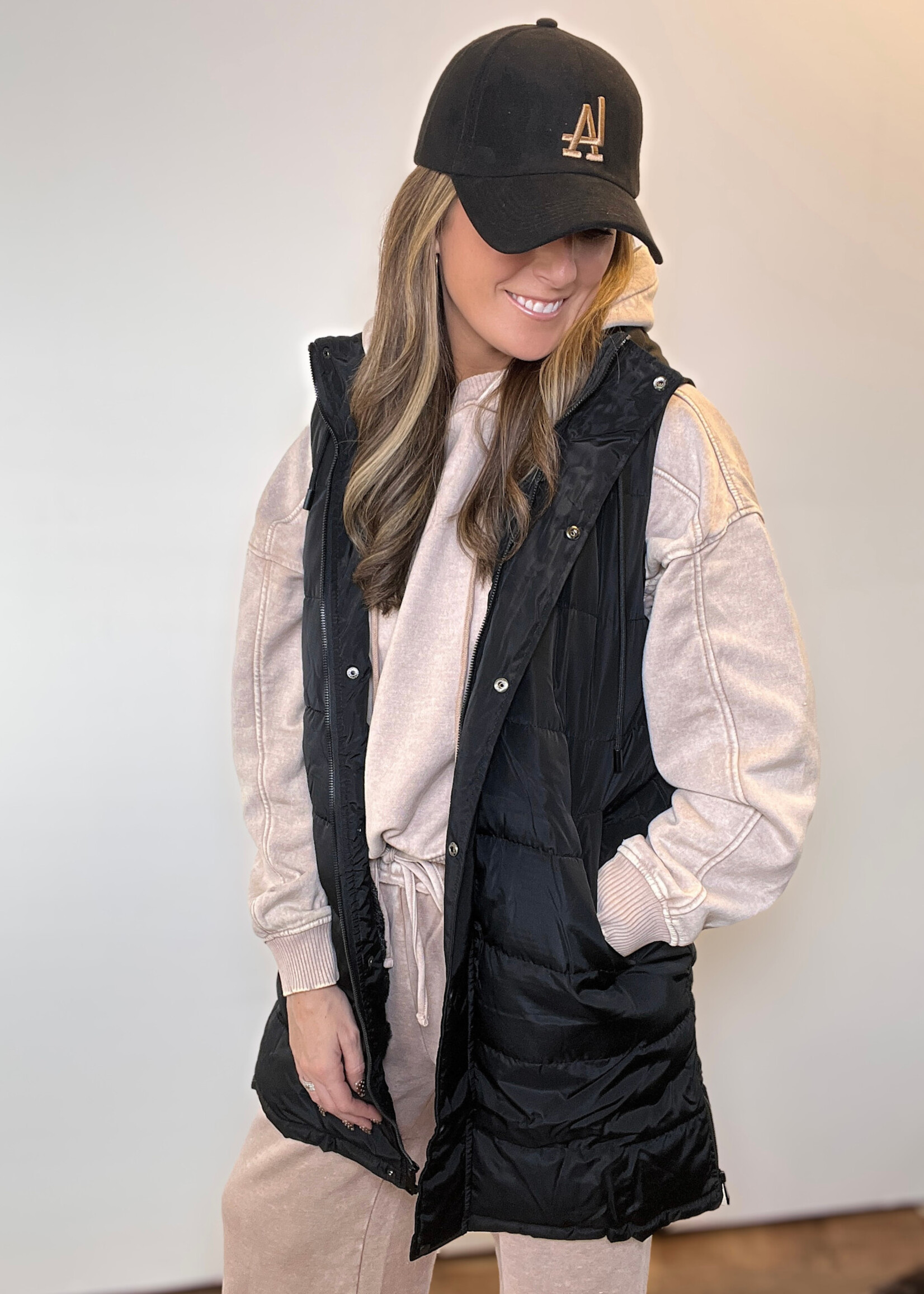 Vesay Fleece Lined Puffer Vest