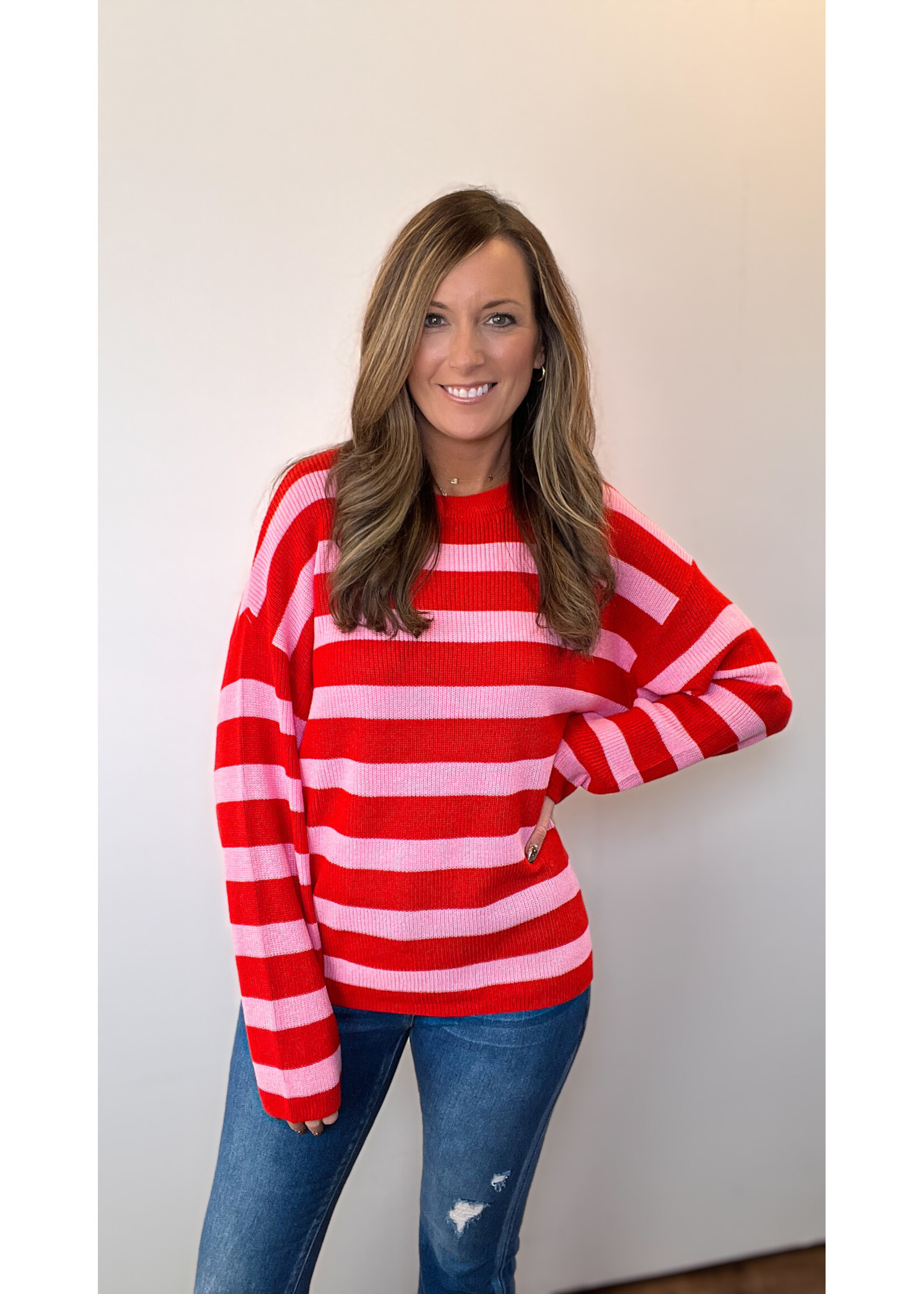 Sweet Lover Striped Sweater